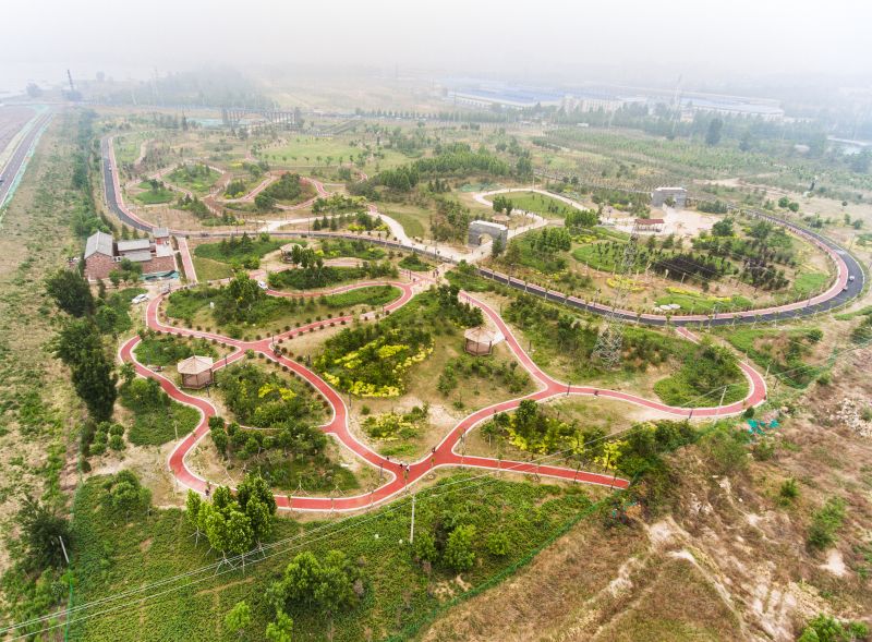 1.工程航拍-大沙河森林公园航拍全景图 1.工程航拍-大沙河森林公园航拍全景图